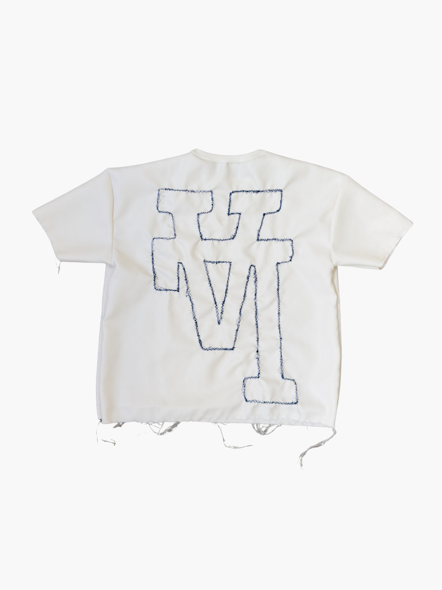 Out in Style – White LA Tee (Boxy Fit) (L-XL)