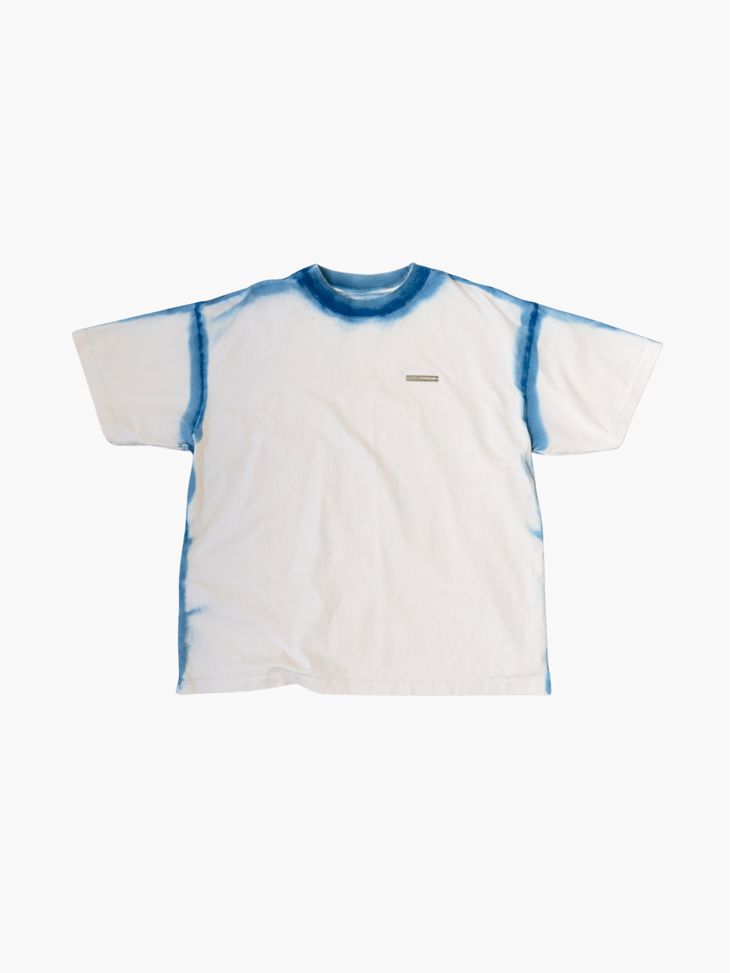 Out in Style – Blue Sprayed LA Tee (Regular Fit) (XL)