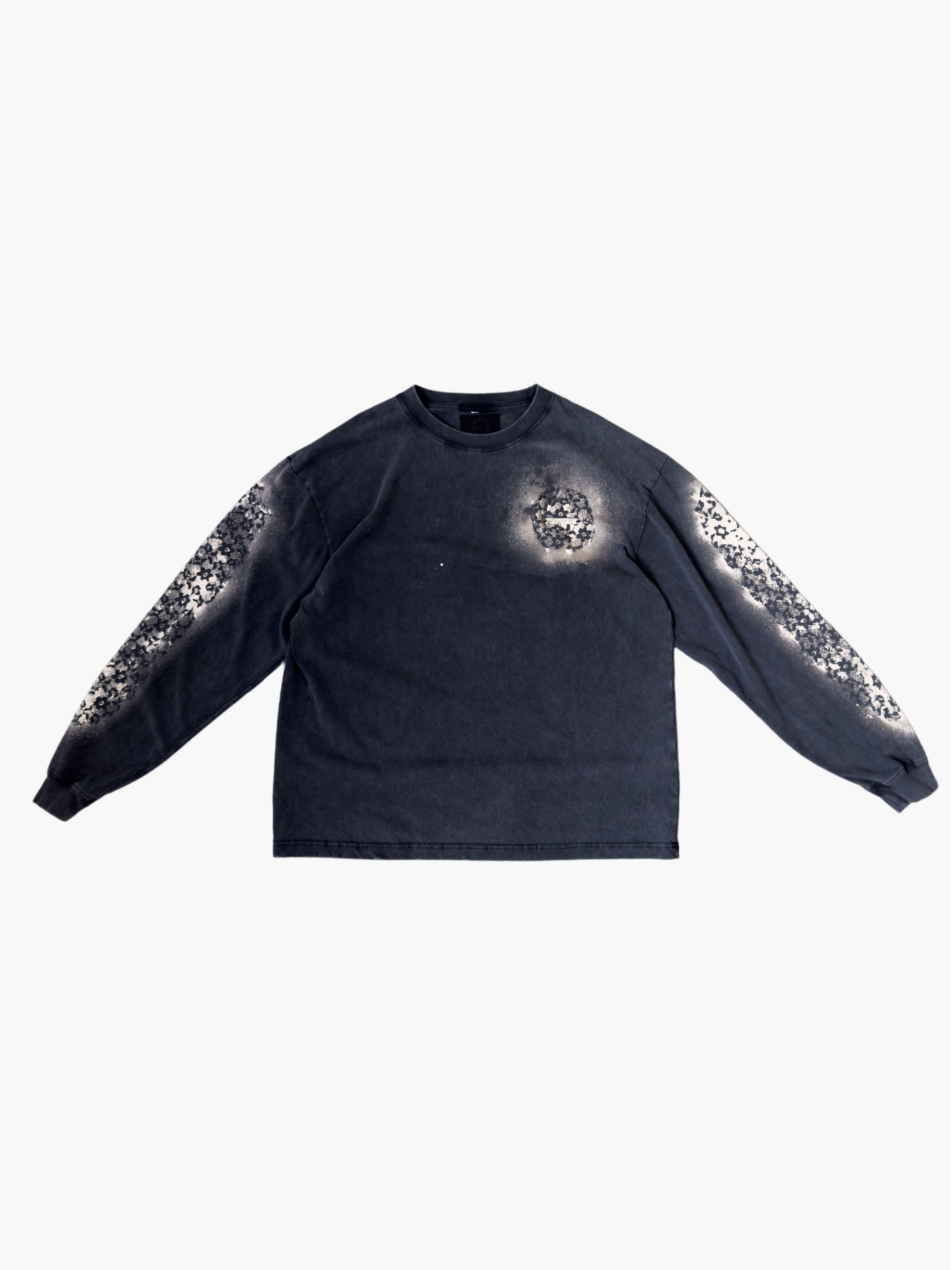 Out in Style – "LA" Floral Pattern Longsleeve Tee