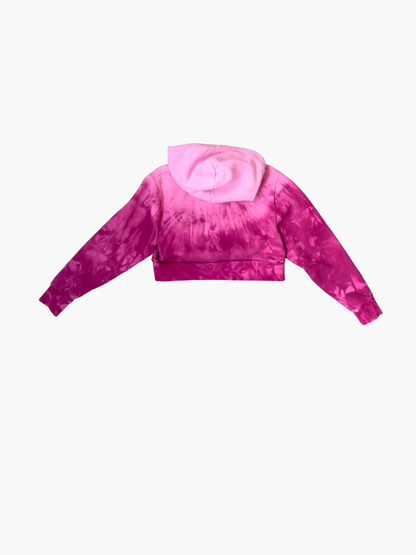 Flamingo Crop Top Hoodie