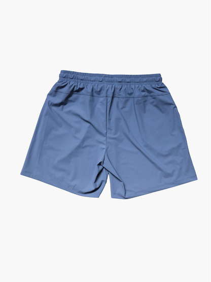 DSGNXCHC-Drawstring Shorts (Gray Navy)