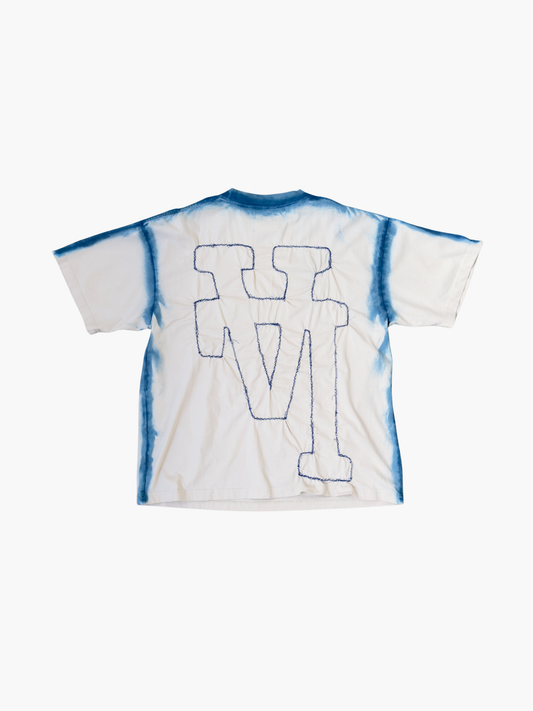 Out in Style – Blue Sprayed LA Tee (Regular Fit)