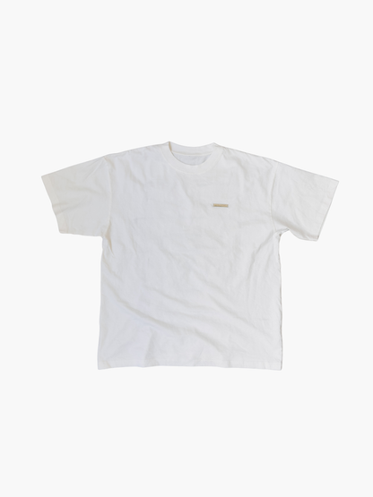 Out in Style – White LA Tee (Regular Fit)